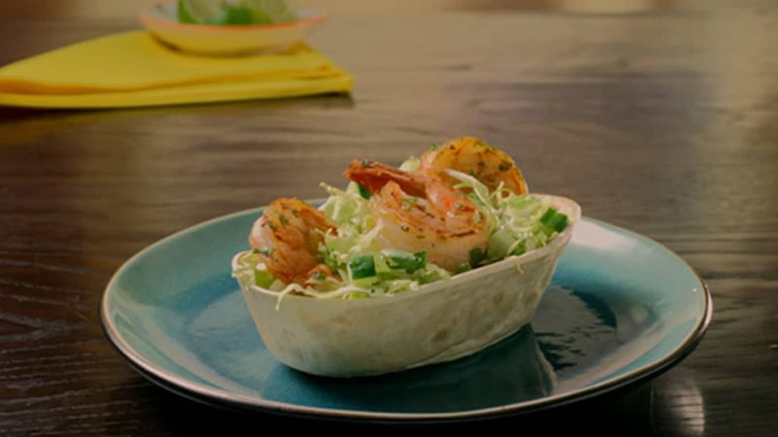 Stand'N Stuff™ Tacos med scampi og slaw